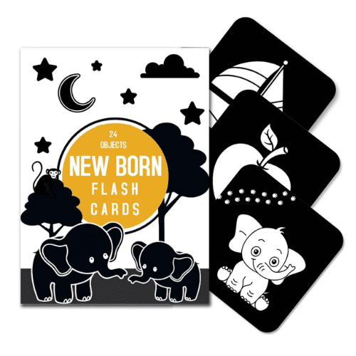 High Contrast Flash Cards for New Born Children