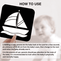 High Contrast Flash Cards for New Born Children